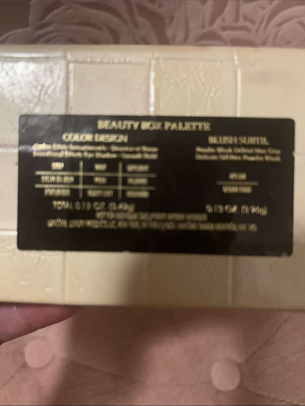 Lancôme Neutral & Gold Eyeshadow Palette with Blush - Women Makeup. New - Picture 2 of 4
